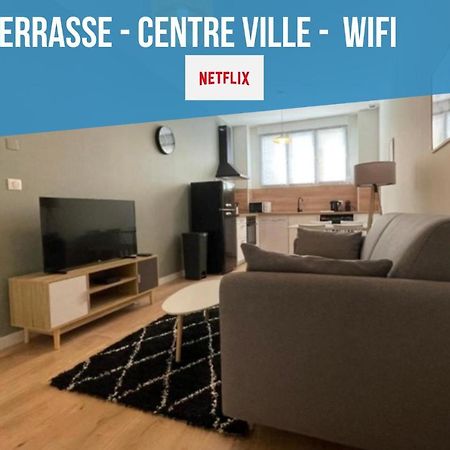 Centre Ville Superbe T2 Neuf Wifi Terrasse Netflix ペリグー エクステリア 写真
